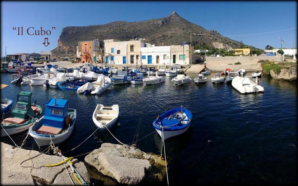 Il Cubo, Monovano Col Mare Su Tre Fronti. Favignana Eksteriør billede